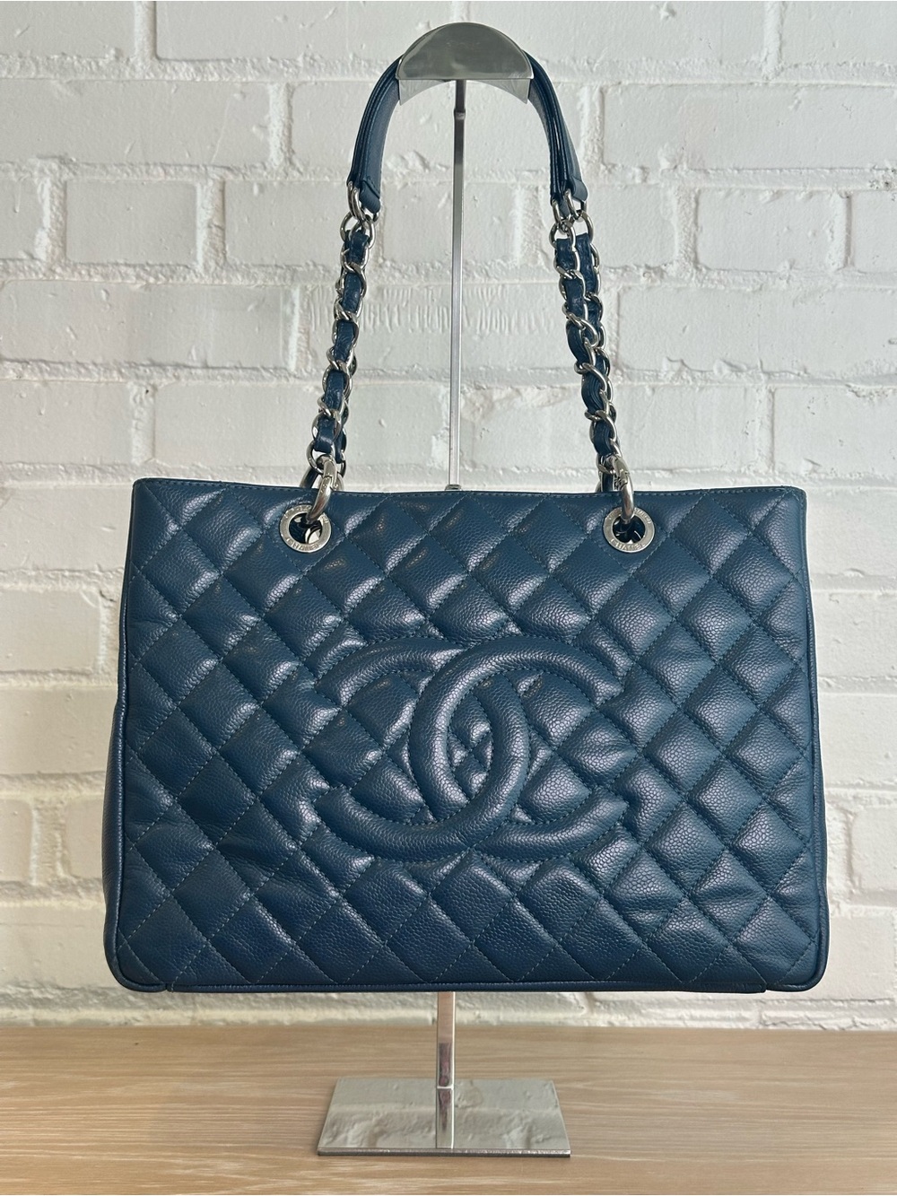 Chanel Grand Shopping Tote, Navy